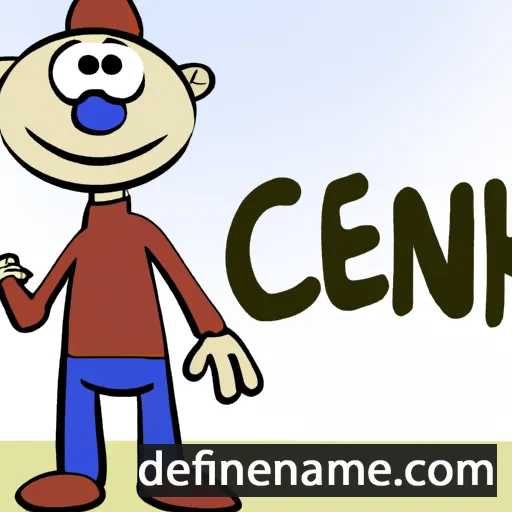 cartoon of the name Čeněk