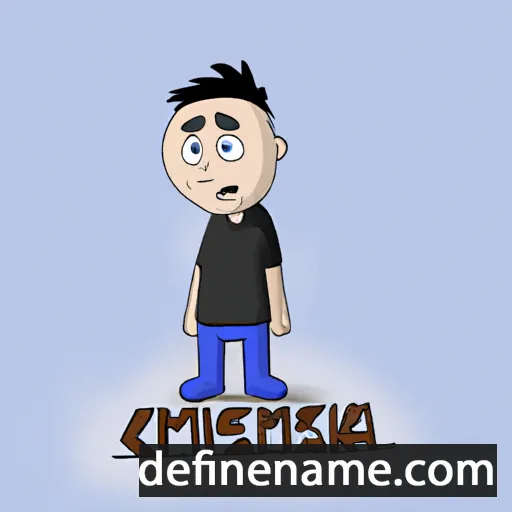 cartoon of the name Čestmír