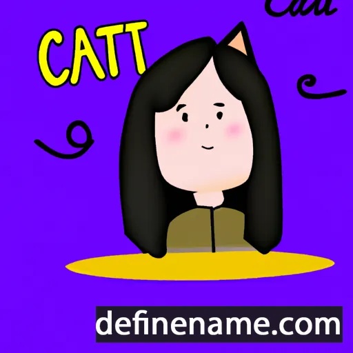 cartoon of the name Cáit