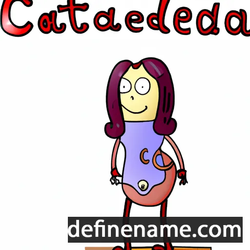 cartoon of the name Caderina