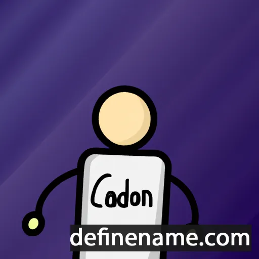 cartoon of the name Cadfan