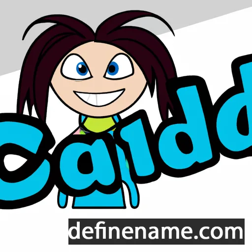 cartoon of the name Cadi