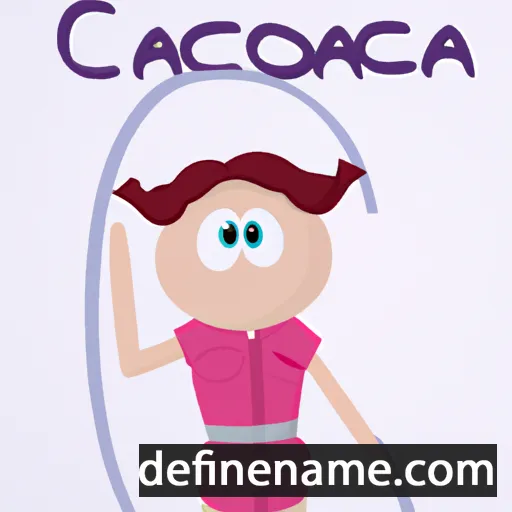 cartoon of the name Caesonia