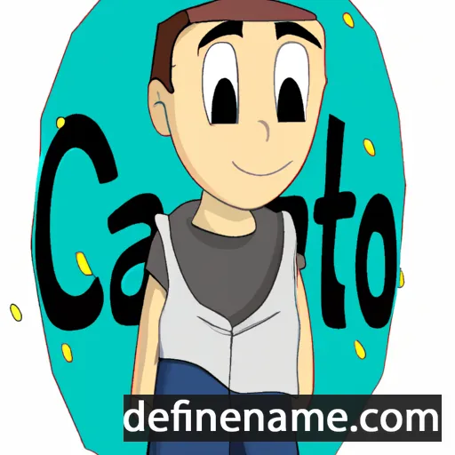 cartoon of the name Caetano