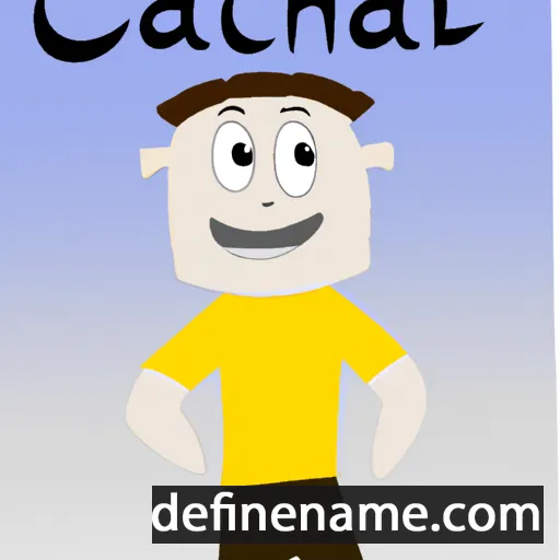 cartoon of the name Cahal