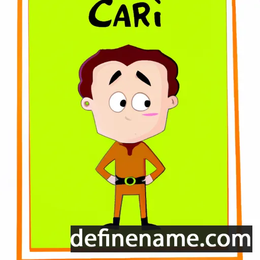 cartoon of the name Cahir