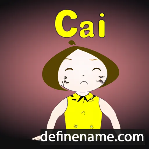 cartoon of the name Cai