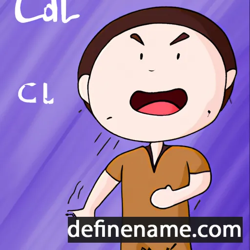 cartoon of the name Cai