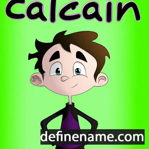 cartoon of the name Cailean