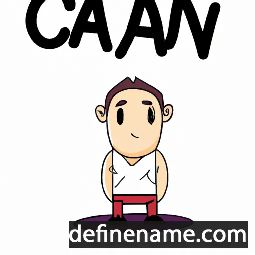 cartoon of the name Cainan