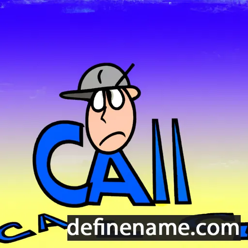 cartoon of the name Cal