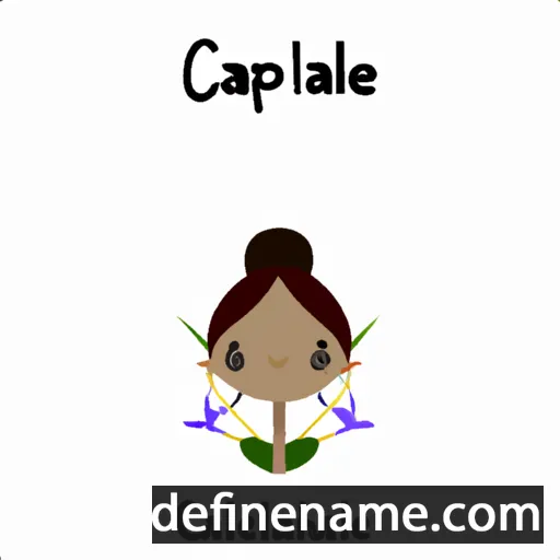 cartoon of the name Calanthe