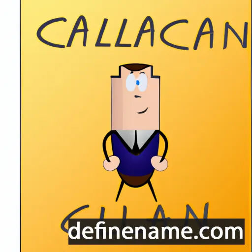 cartoon of the name Callahan