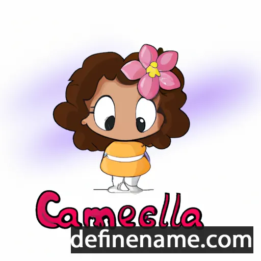 cartoon of the name Camélia