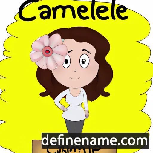 cartoon of the name Camelia