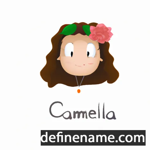 cartoon of the name Camellia