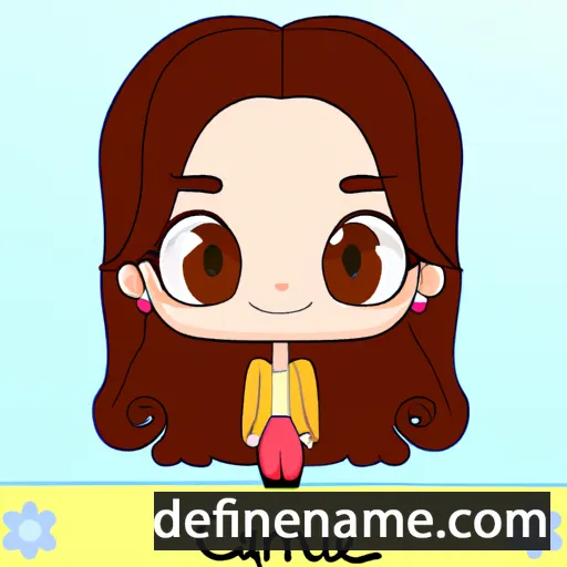 cartoon of the name Camila