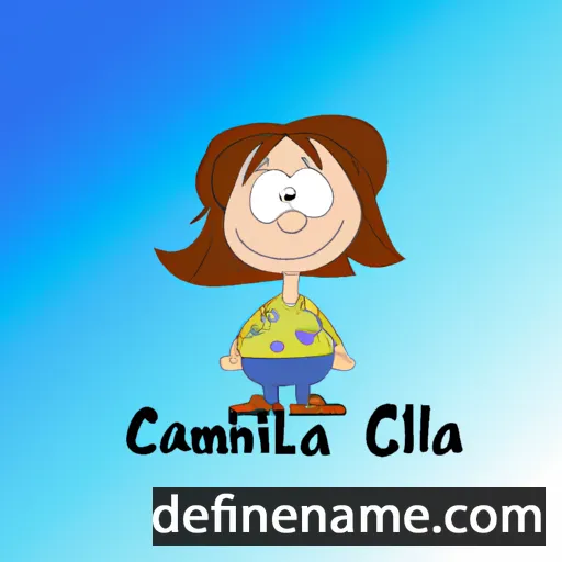 cartoon of the name Camilla