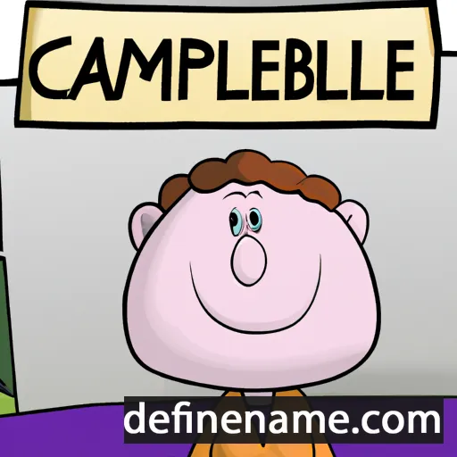 cartoon of the name Campbell