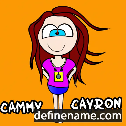 cartoon of the name Camryn