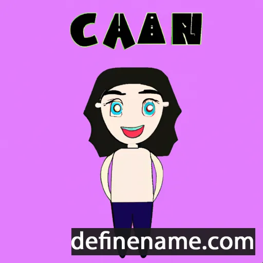 cartoon of the name Canan