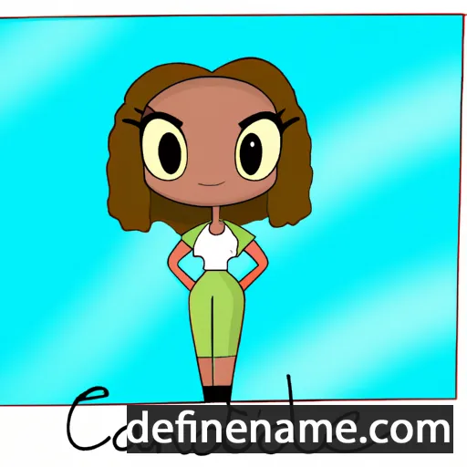 Candice cartoon