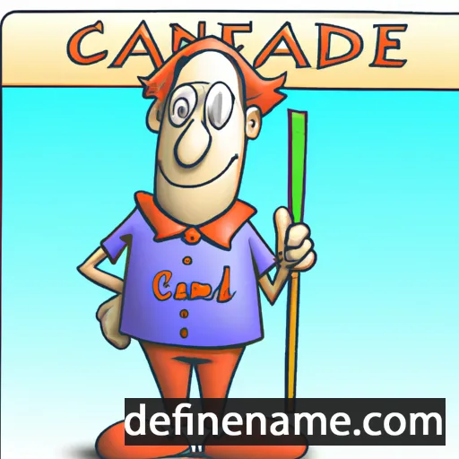 cartoon of the name Candide