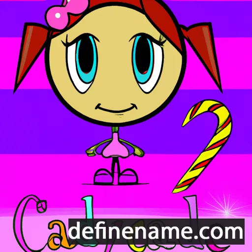 cartoon of the name Candyce