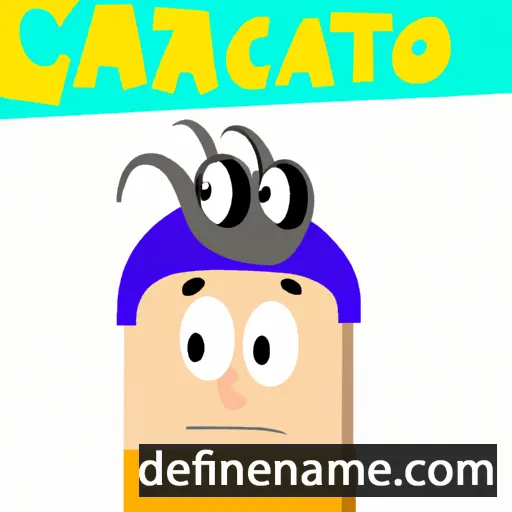 Caratācos cartoon