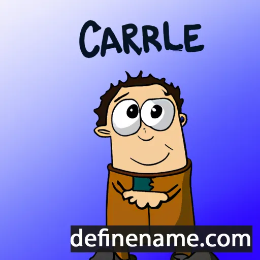 cartoon of the name Carel