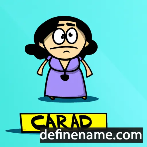 cartoon of the name Caridad