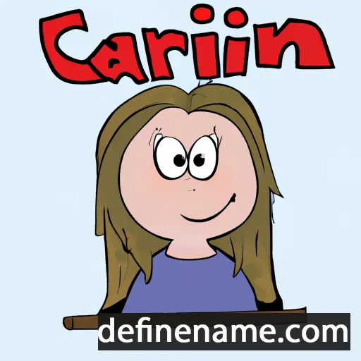 cartoon of the name Carlijn