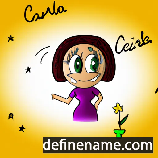 Carlisa cartoon