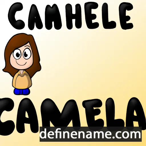 cartoon of the name Carmela