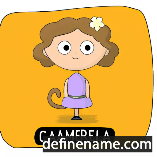 cartoon of the name Carmella