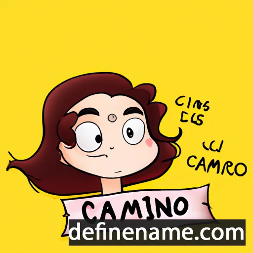 Carminho cartoon