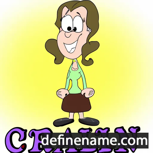 cartoon of the name Carolann