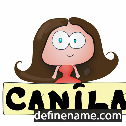 cartoon of the name Carolina