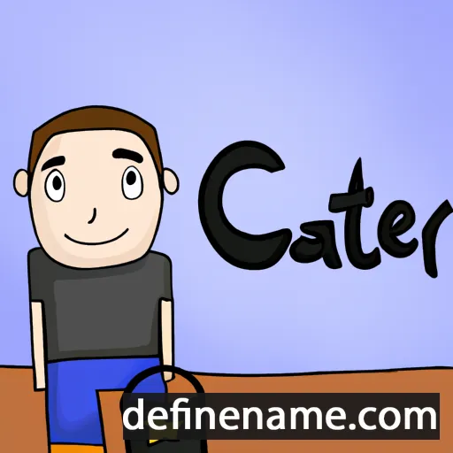 cartoon of the name Carter