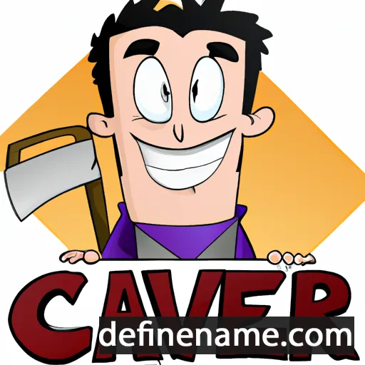 cartoon of the name Carver