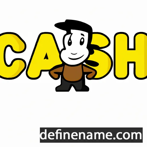 cartoon of the name Cash