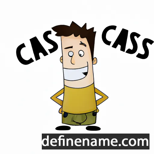 cartoon of the name Cass