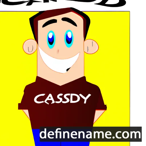 cartoon of the name Cassidy