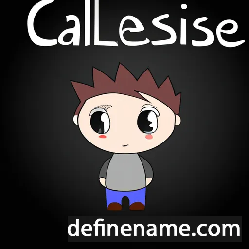 cartoon of the name Cassiel