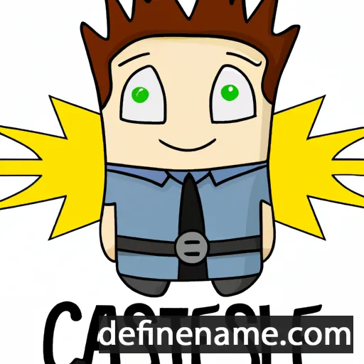 Castiel cartoon