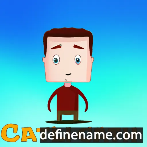 cartoon of the name Cathal