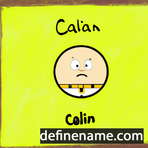 cartoon of the name Cathalán