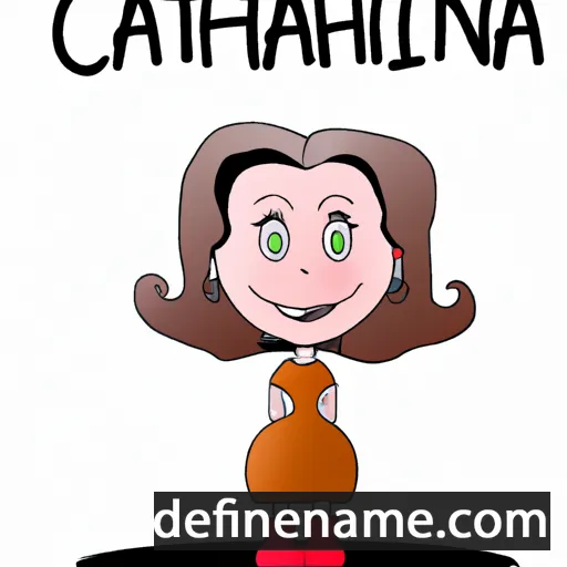 cartoon of the name Catharina