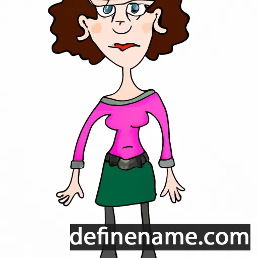 cartoon of the name Cathrine