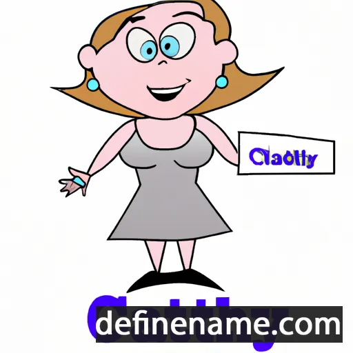 cartoon of the name Cathy